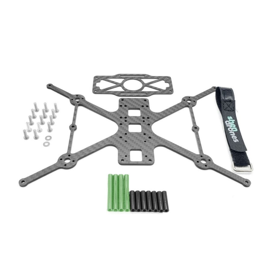 shen drones squirt v2.1 3 cinewhoop carbon frame kit hardware includes dji 2 Robotonbd