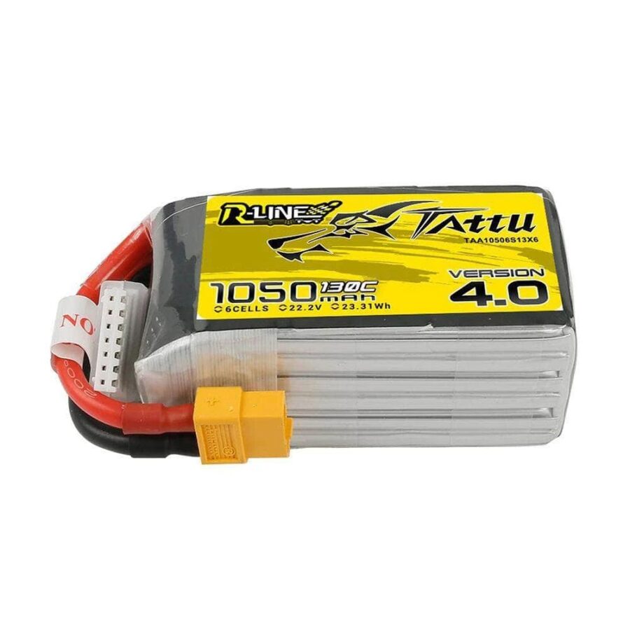 tattu r line version 4.0 1050mah 6s1p 130c lipo battery2 Robotonbd