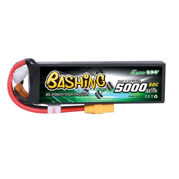 11.1V 5000MAH 50C LIPO BATTERY