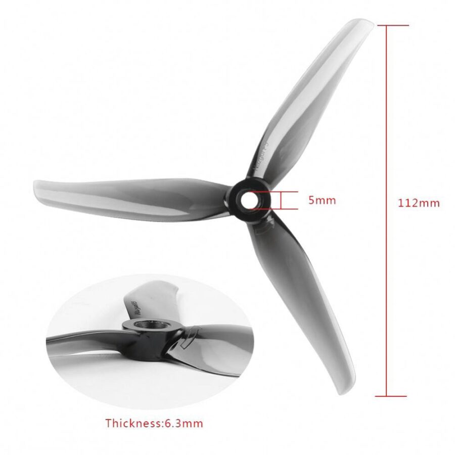 iflight nazgul f5 5x3.5x3 3 blade 5.1 propeller set of 4 diagram Robotonbd