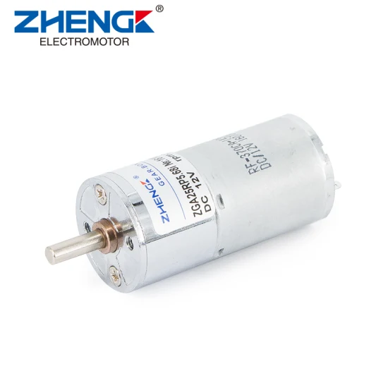 Zhengke Manufacturer 24V DC Gear Motor Zga25RP Robotonbd