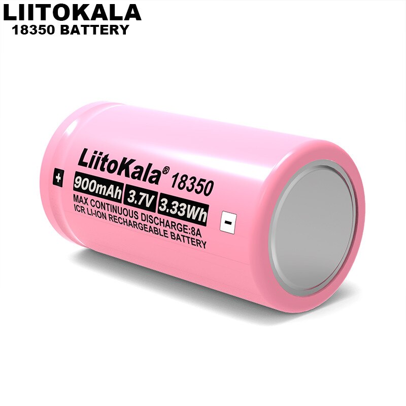 Liitokala ICR 18350 Lithium Battery 900mAh Rechargeable Battery 3 7V Power suitable for Cylindrical Lamps digital.jpg Q90.jpg 3 Robotonbd