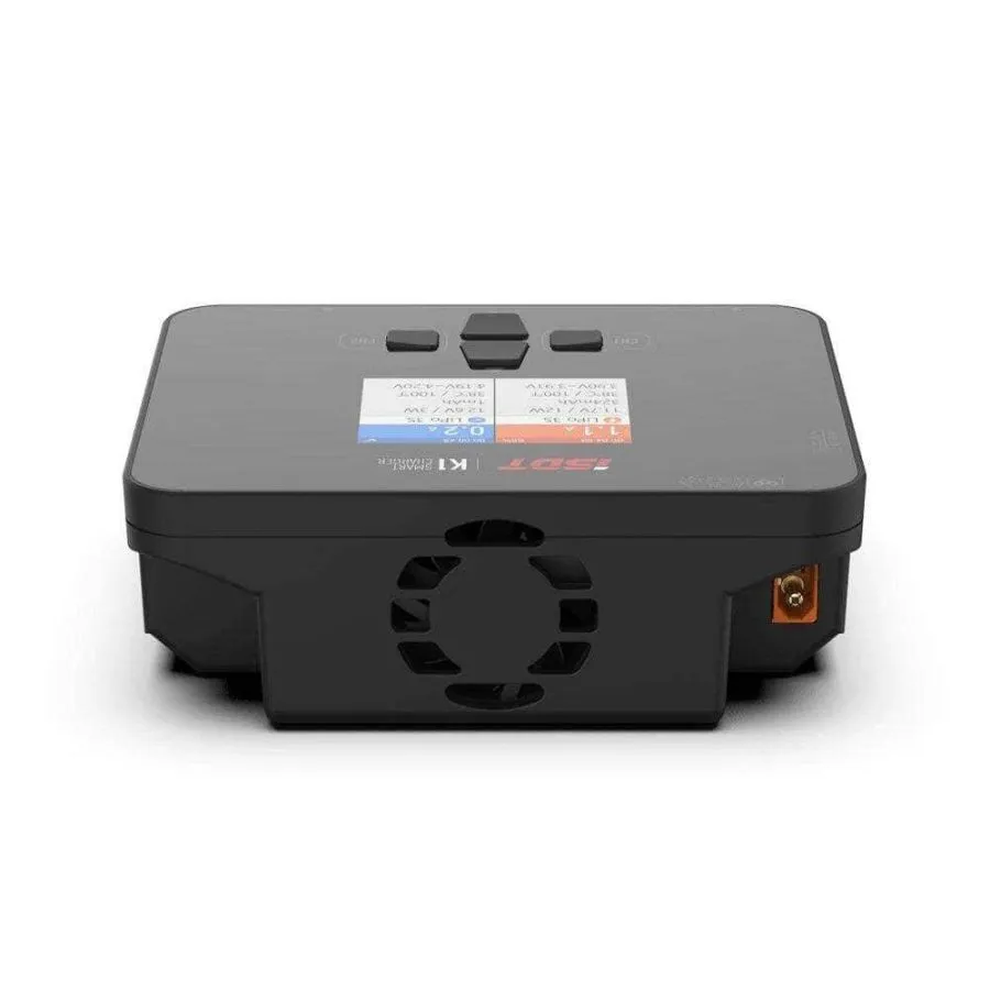 iSDT K1 100W/250W 10A 2-6S AC/DC Dual Channel Smart Charger - Image 2