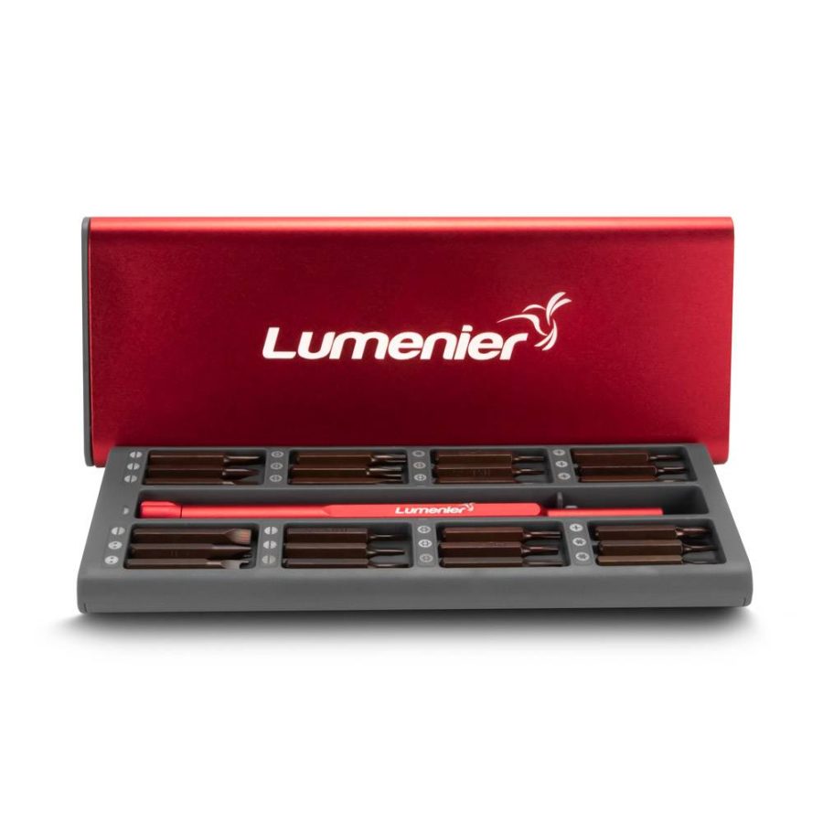 lumenier 48 in 1 precision screwdriver set red 1 1 Robotonbd