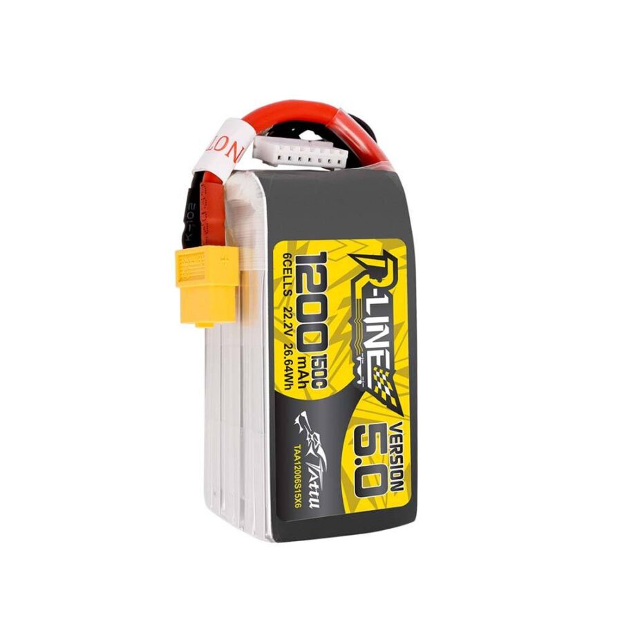 Tattu R-Line Version 5.0 1200mAh 6S1P 150C LiPo Battery - Image 3