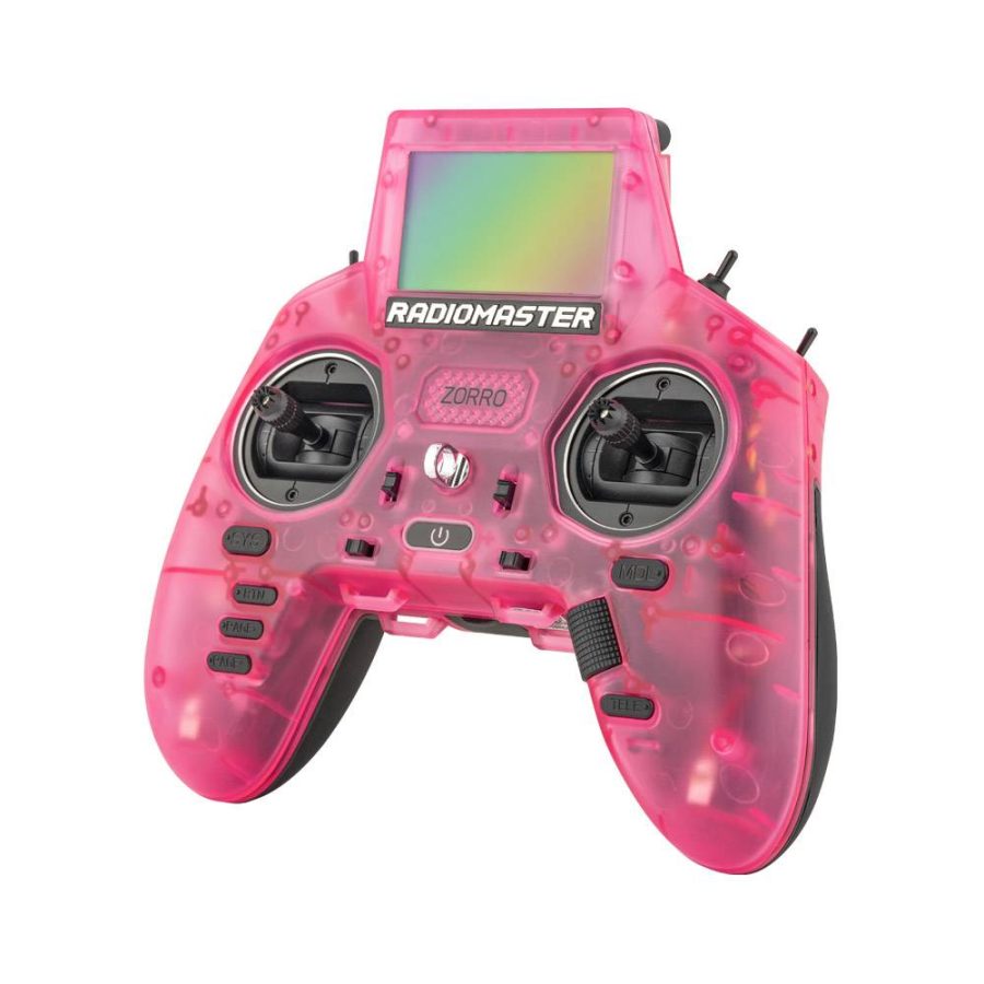 radiomaster zorro le radio controller transparent pink 1 Robotonbd