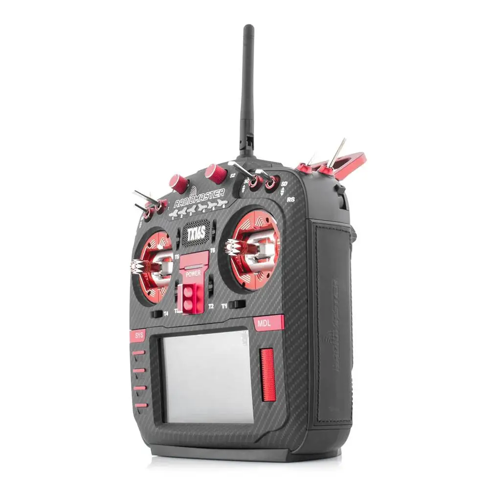 radiomaster tx16s mkii max 2.4ghz 16ch radio transmitter elrs w ago1 gimbals red Robotonbd