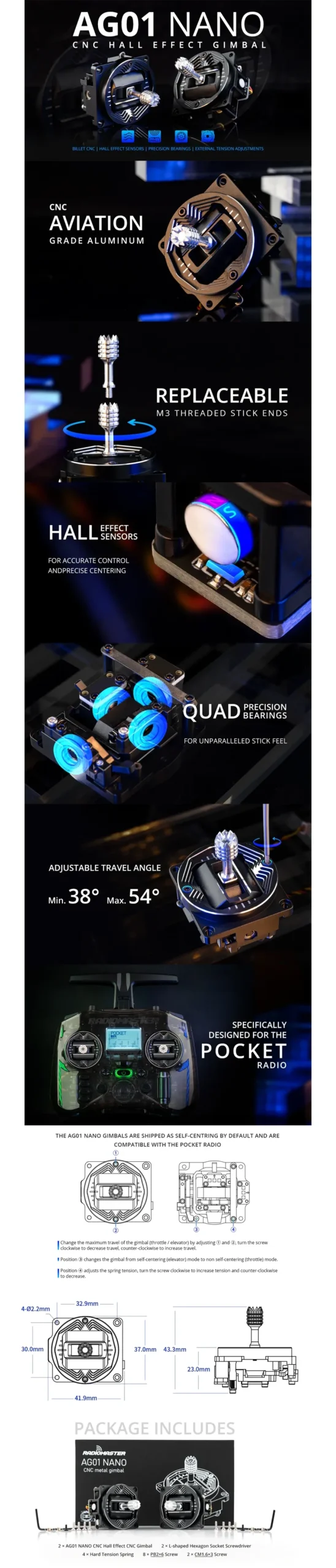 Radiomaster Pocket AG01 Nano CNC Hall Gimbal Set Graphic Info scaled Robotonbd