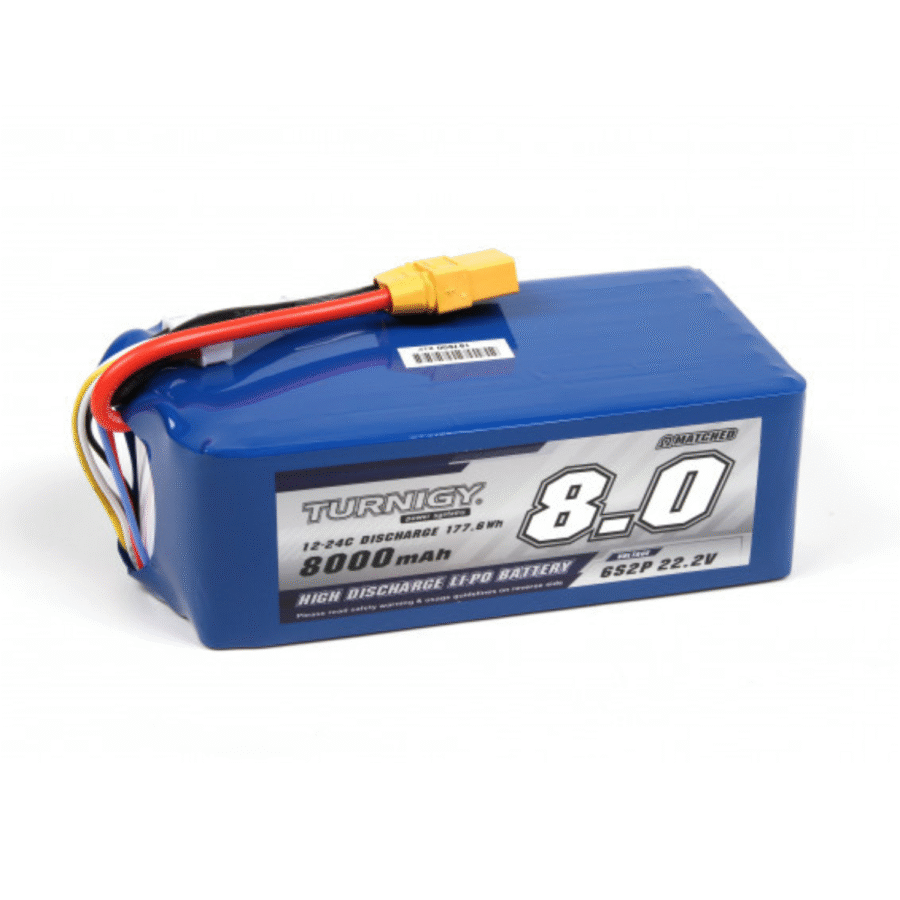 Turnigy High Capacity 8000mAh 6S 12C w/XT90